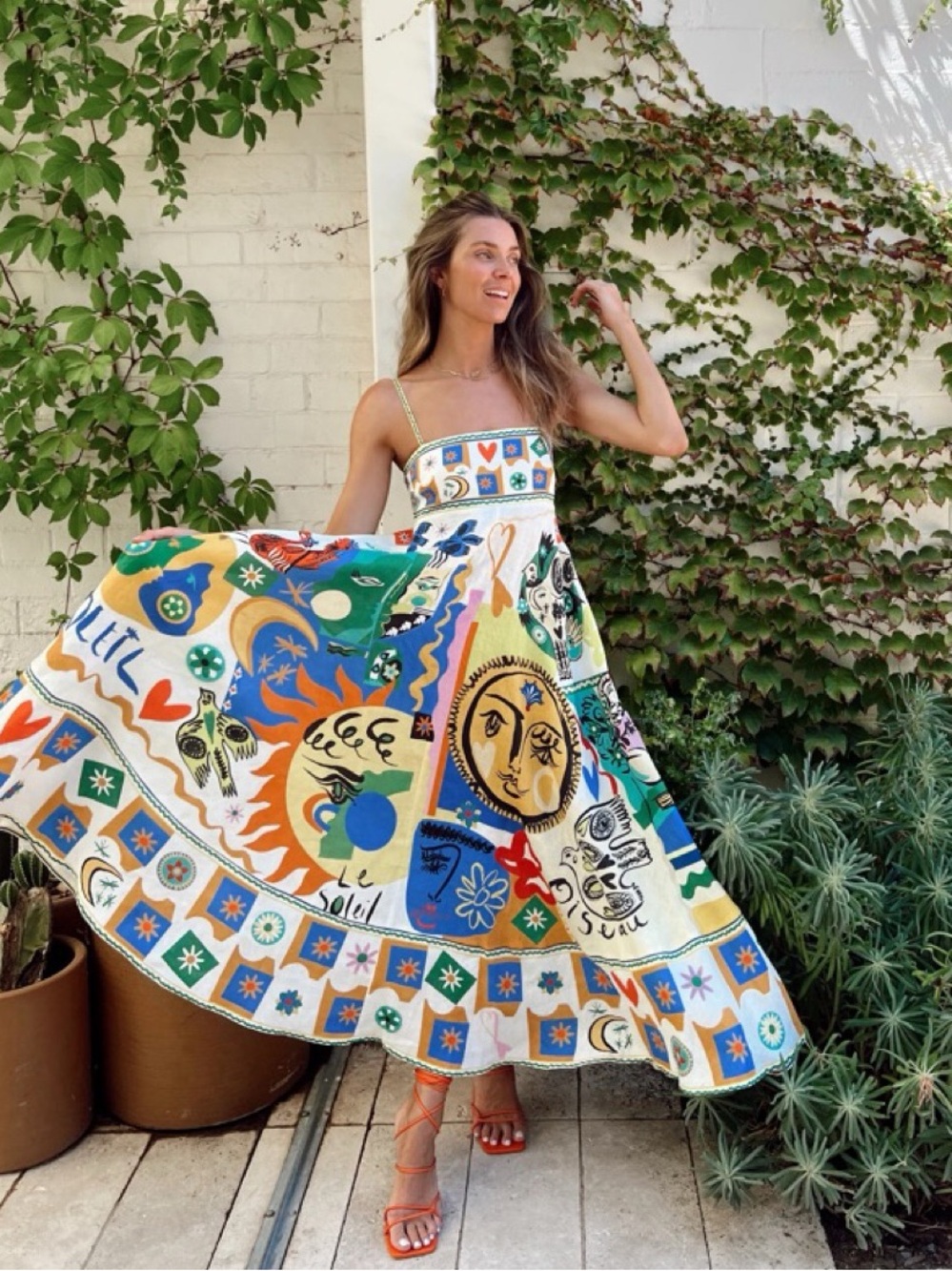 Alemais Soleil Midi Dress